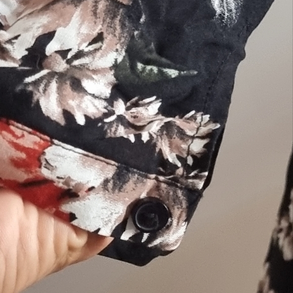 Jaase | Women's Maxi 3/4 Sleeve Dress | Floral print | Ruffle | Size S - Picture 7 of 11